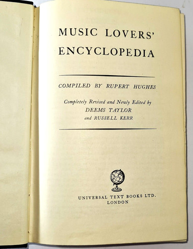 Music lover encyclopedia - lover’s, |